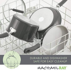 Create Delicious 13-Piece Aluminum Nonstick Cookware Set in Gray Shimmer