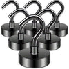 50lb Heavy Duty Magnetic Hooks, Magnet With Hooks, For Cruise Cabins, Classrooms, Offices, Grilling, Heavy Duty Magnetic Metal Hooks Suitable For Refrigerators