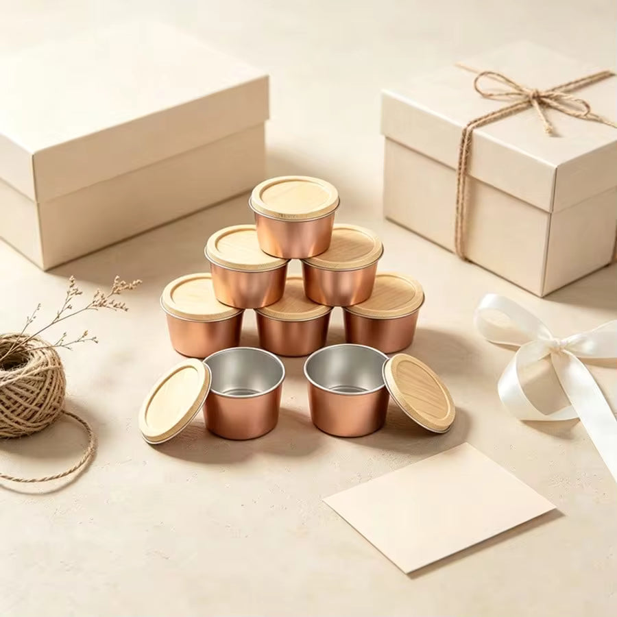 42PCS/Set Handmade Candle-Making Kit, Including 8 Empty Candle Jars, 9 Wick Holders, 10 Wicks, And 15 Stickers. Perfect As Gifts For Seasonal Decorations, Home Decor, And Holiday Decorations; Reusable.